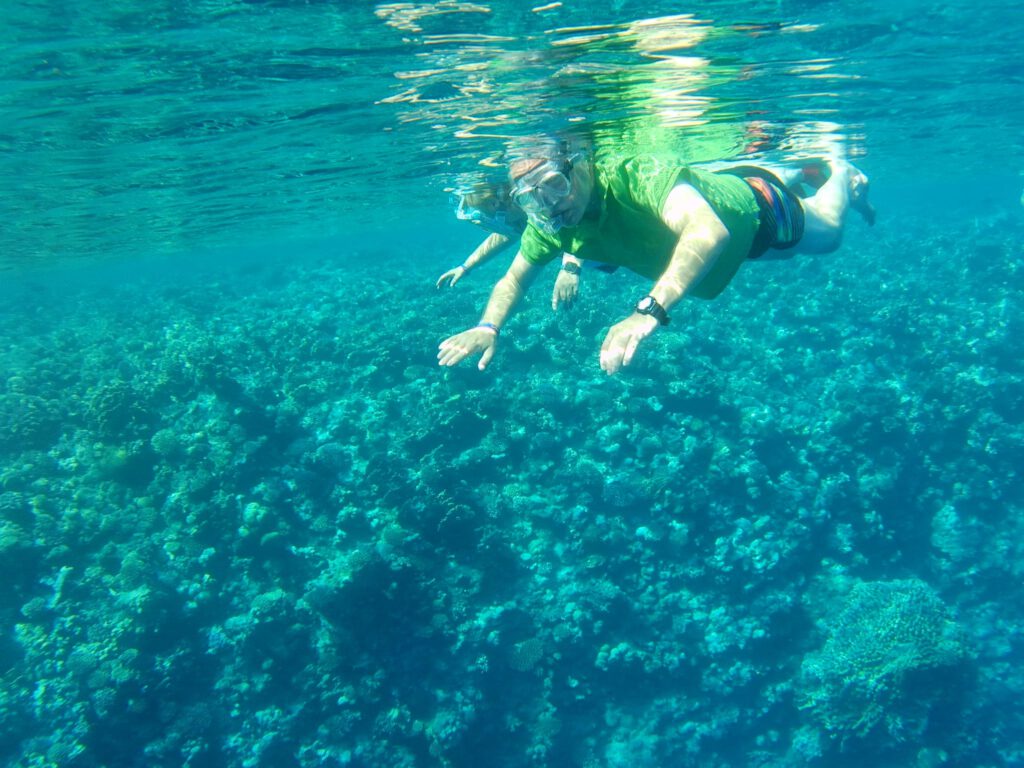 Ganz langsam am Riff entlang dümpeln