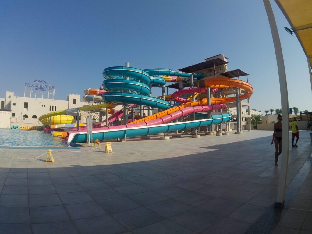 Die Waterworld des Hotelkomplexes